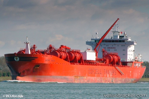 vessel Bow Saga IMO: 9215309, Oil Products Tanker
