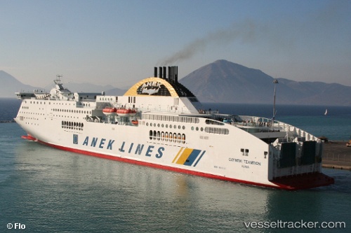 vessel Olympic Champion IMO: 9216028, Passenger Ro Ro Cargo Ship
