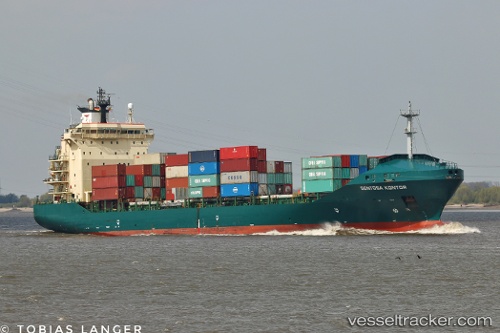 vessel Sentosa IMO: 9216365, Container Ship

