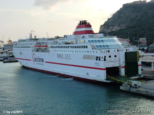 vessel Ciudad De Granada IMO: 9217125, Passenger Ro Ro Cargo Ship

