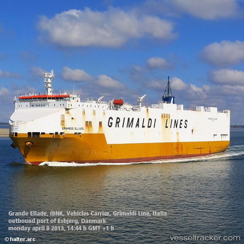 vessel Grande Ellade IMO: 9220627, Vehicles Carrier
