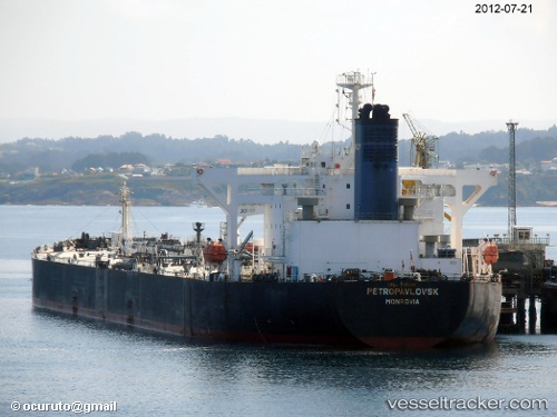 vessel Petropavlovsk IMO: 9223344, Crude Oil Tanker
