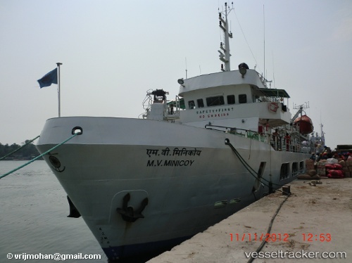 vessel Mv Minicoy IMO: 9224075, Passenger General Cargo Ship
