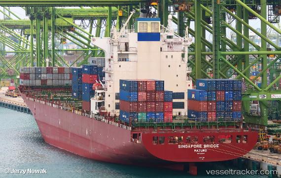 vessel MSC SINGAPORE IMO: 9224348, Container Ship