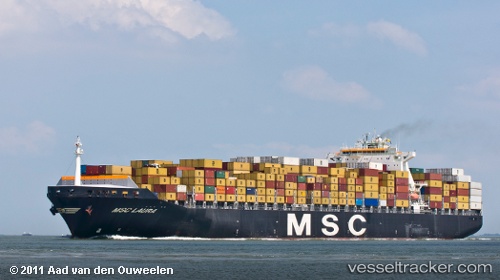 vessel Msc Laura IMO: 9225665, Container Ship
