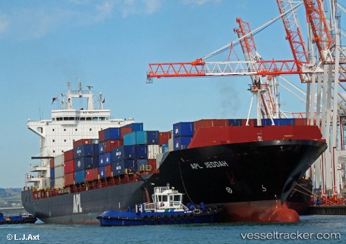 vessel Apl Jeddah IMO: 9234111, Container Ship
