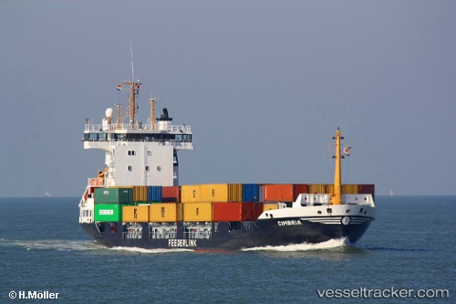 vessel Cimbria IMO: 9241190, Container Ship
