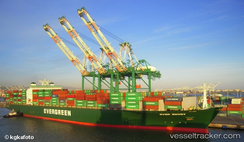 vessel Ever Envoy IMO: 9241308, Container Ship
