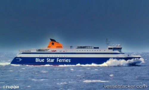 vessel Blue Star Paros IMO: 9241774, Passenger Ro Ro Cargo Ship
