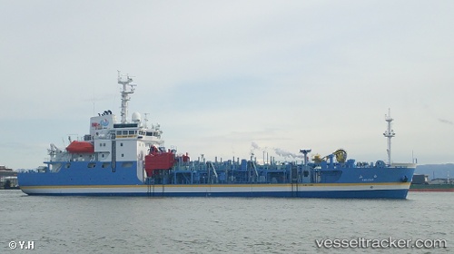 vessel Hakusan IMO: 9242182, Hopper Dredger
