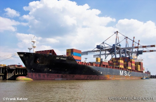 vessel Msc Arushi R IMO: 9244881, Container Ship
