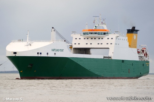 vessel Hartland Point IMO: 9248538, Ro Ro Cargo Ship
