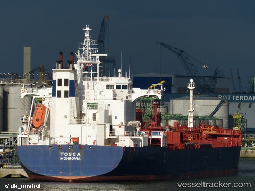 vessel Team Tosca IMO: 9251884, Chemical Oil Products Tanker
