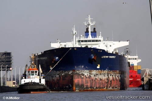 vessel Liteyny Prospect IMO: 9256078, Crude Oil Tanker
