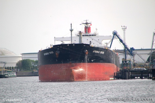 vessel Aframax River IMO: 9259173, Crude Oil Tanker

