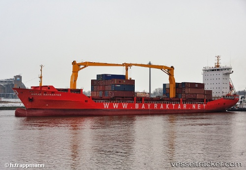 vessel Burak Bayraktar IMO: 9260536, Container Ship
