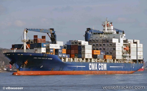 vessel Cma Cgm F. St Pierre IMO: 9261891, Container Ship

