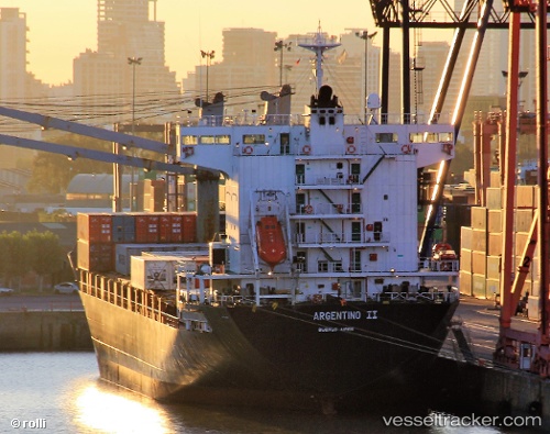vessel Argentino Ii IMO: 9262871, Container Ship
