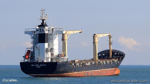 vessel Cma Cgm Jakarta IMO: 9265574, Container Ship
