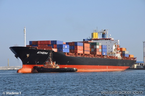 vessel Athena IMO: 9275361, Container Ship
