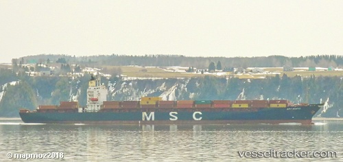 vessel Msc Manya IMO: 9275397, Container Ship
