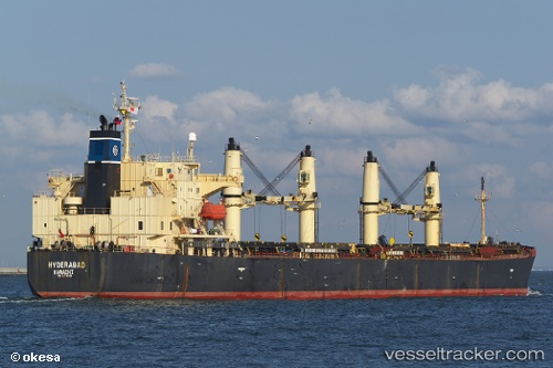 vessel Hyderabad IMO: 9278789, Bulk Carrier
