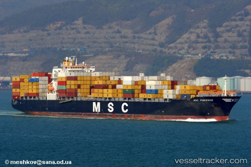 vessel Msc Fabienne IMO: 9279965, Container Ship