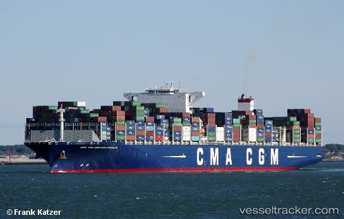 vessel Cma Cgm Bellini IMO: 9280598, Container Ship
