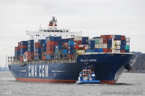 vessel Cma Cgm Chopin IMO: 9280603, Container Ship
