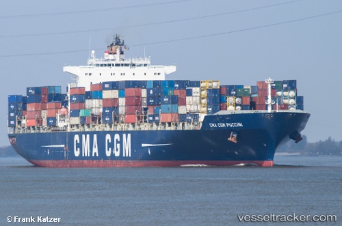 vessel Cma Cgm Puccini IMO: 9280627, Container Ship
