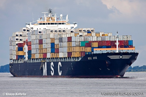 vessel Msc Ans IMO: 9282261, Container Ship
