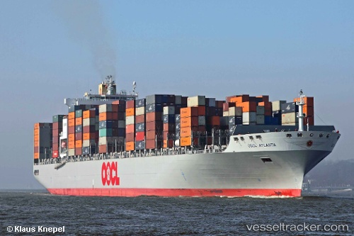 vessel Oocl Atlanta IMO: 9285005, Container Ship
