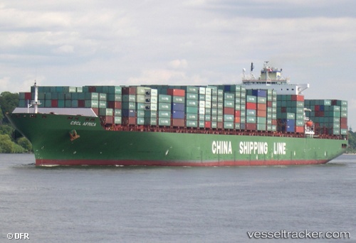 vessel Cscl Africa IMO: 9286011, Container Ship
