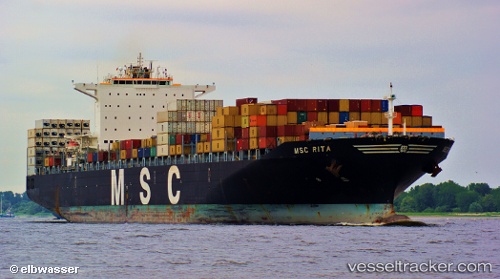 vessel Msc Rita IMO: 9289116, Container Ship
