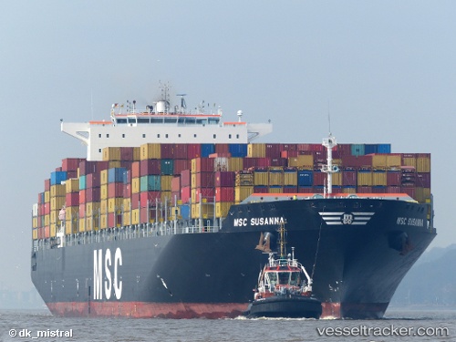 vessel Msc Susanna IMO: 9290543, Container Ship
