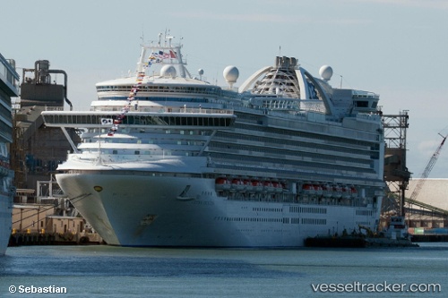 vessel Crown Princess IMO: 9293399, Cruise Ship
