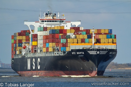 vessel Msc Marta IMO: 9295385, Container Ship
