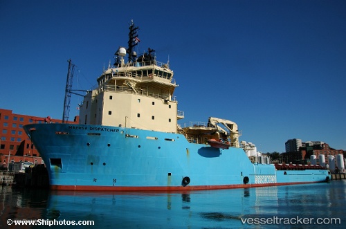 vessel Maersk Dispatcher IMO: 9298909, Offshore Tug Supply Ship
