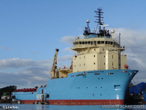 vessel Maersk Detector IMO: 9298911, Offshore Tug Supply Ship
