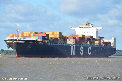 vessel Msc Vittoria IMO: 9299551, Container Ship
