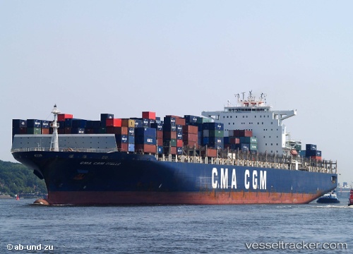 vessel Cma Cgm Otello IMO: 9299628, Container Ship
