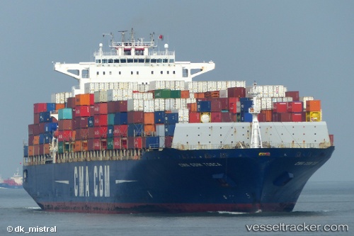 vessel Cma Cgm Tosca IMO: 9299783, Container Ship
