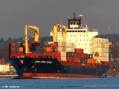 vessel Cma Cgm Letoile IMO: 9301469, Container Ship
