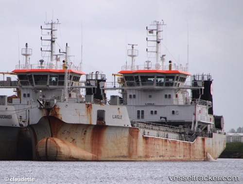 vessel Laigle IMO: 9303326, Dredger
