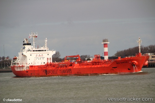 vessel Bow Santos IMO: 9303651, Chemical Oil Products Tanker
