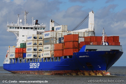 vessel Arnarfell IMO: 9306005, Container Ship
