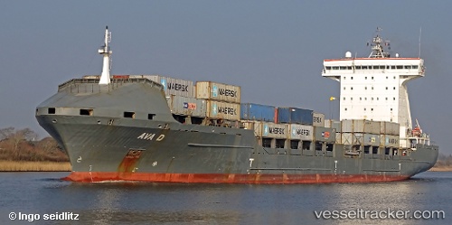 vessel AVA D IMO: 9306225, Container Ship