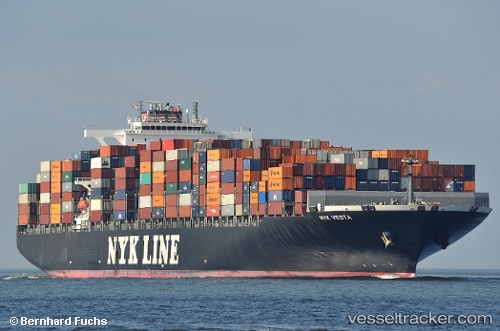 vessel Nyk Vesta IMO: 9312808, Container Ship
