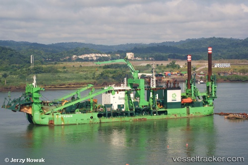 vessel Dartagnan IMO: 9312963, Dredger
