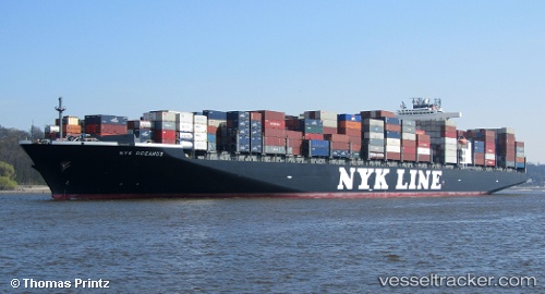 vessel Nyk Oceanus IMO: 9312975, Container Ship
